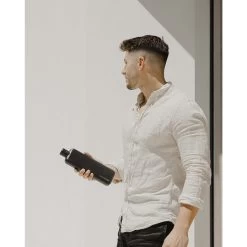 Memobottle Slim Bottle Stainless Steel 600ml Black -Mode Tassen Winkel image 9916