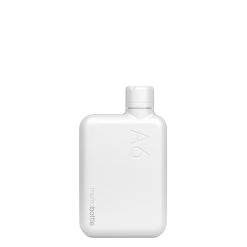 Memobottle A6 Bottle Stainless Steel 500ml White