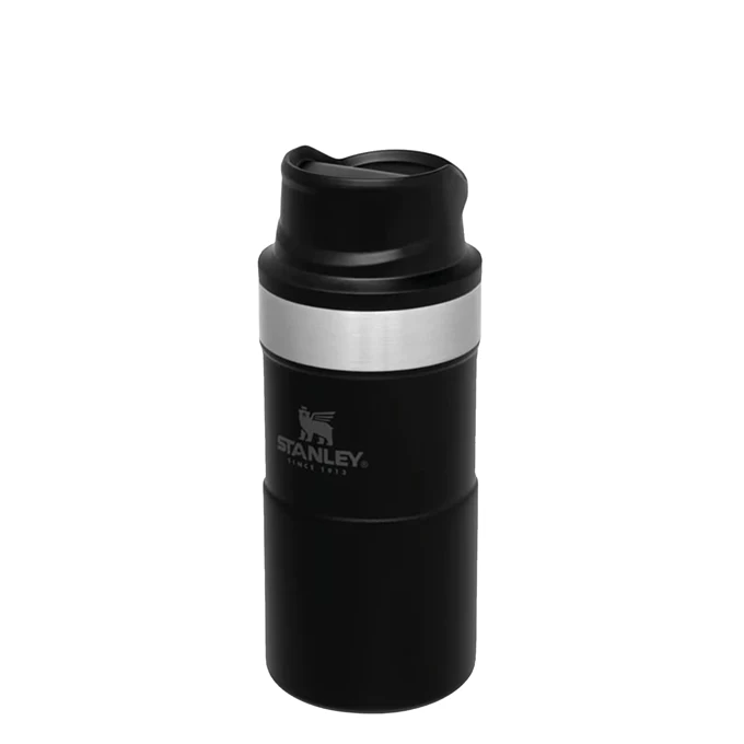 Stanley The Trigger-Action Travel Mug 0.25L Matte Black Pebble 1 Stanley The Trigger-Action Travel Mug 0.25L Matte Black Pebble