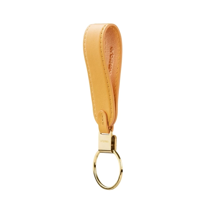 Orbitkey Loop Keychain Leather Orange 5 Orbitkey Loop Keychain Leather Orange - Image 5