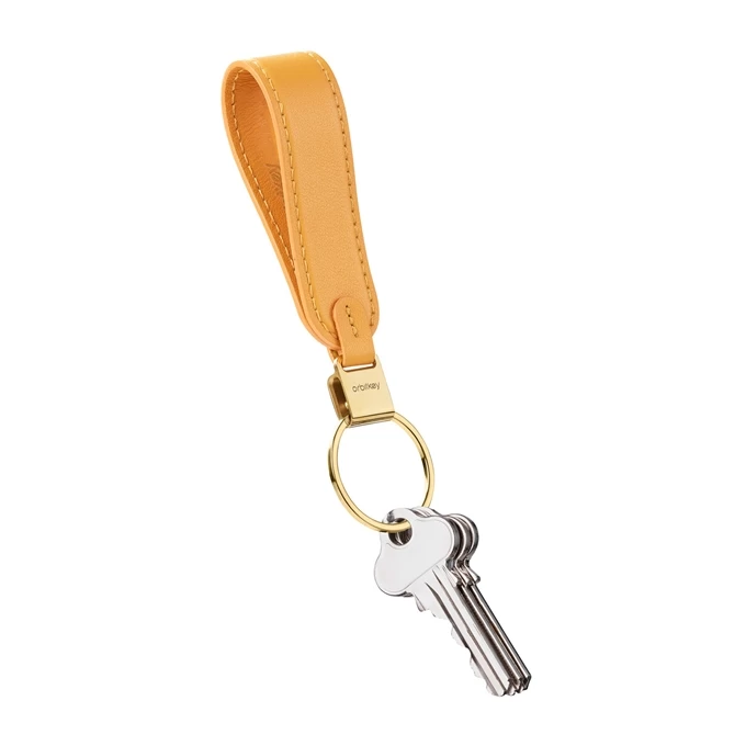 Orbitkey Loop Keychain Leather Orange 6 Orbitkey Loop Keychain Leather Orange - Image 6